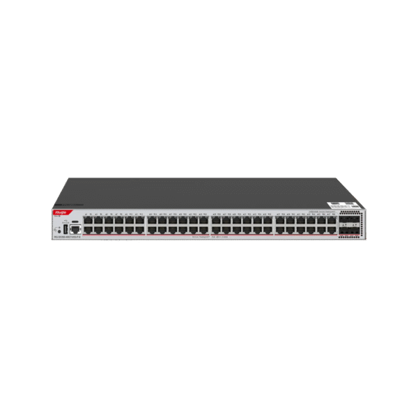 RG-S5350-48GT4XS-P-E 48-Port GE Layer 3 Managed Access Switch with PoE+, 4-Port 10GE Uplink