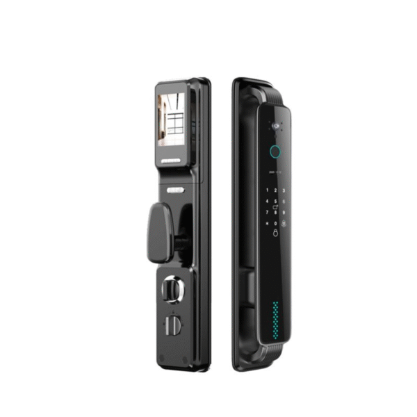 Smart Door Lock with Surveillance Camera Home Security Visible Smart Password Lock Fully Automatic Fingerprint Locks K18
